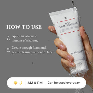 MEDICUBE Red Foam Cleanser 120ml