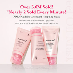 MEDICUBE PDRN Pink Caffeine Overnight Wrapping Mask