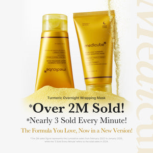 MEDICUBE Kojic Acid Turmeric Overnight Wrapping Mask 75ml