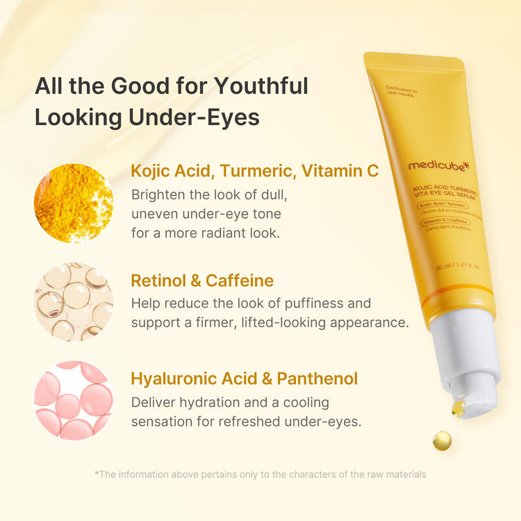 MEDICUBE Kojic Acid Turmeric Eye Gel Serum