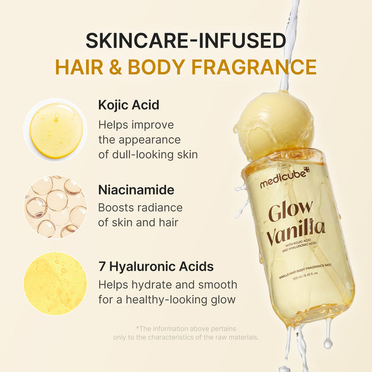 MEDICUBE Glow Vanilla Hair & Body Fragrance Mist