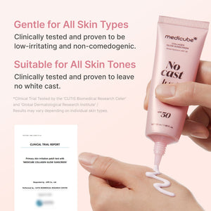 MEDICUBE Collagen Glow No Cast Sunscreen SPF50 50ml