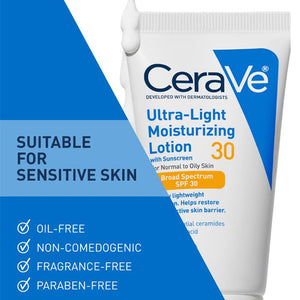 CER ULTRA LIGHT MOIST LOTION SPF30 52ML MATTE FINISH USA