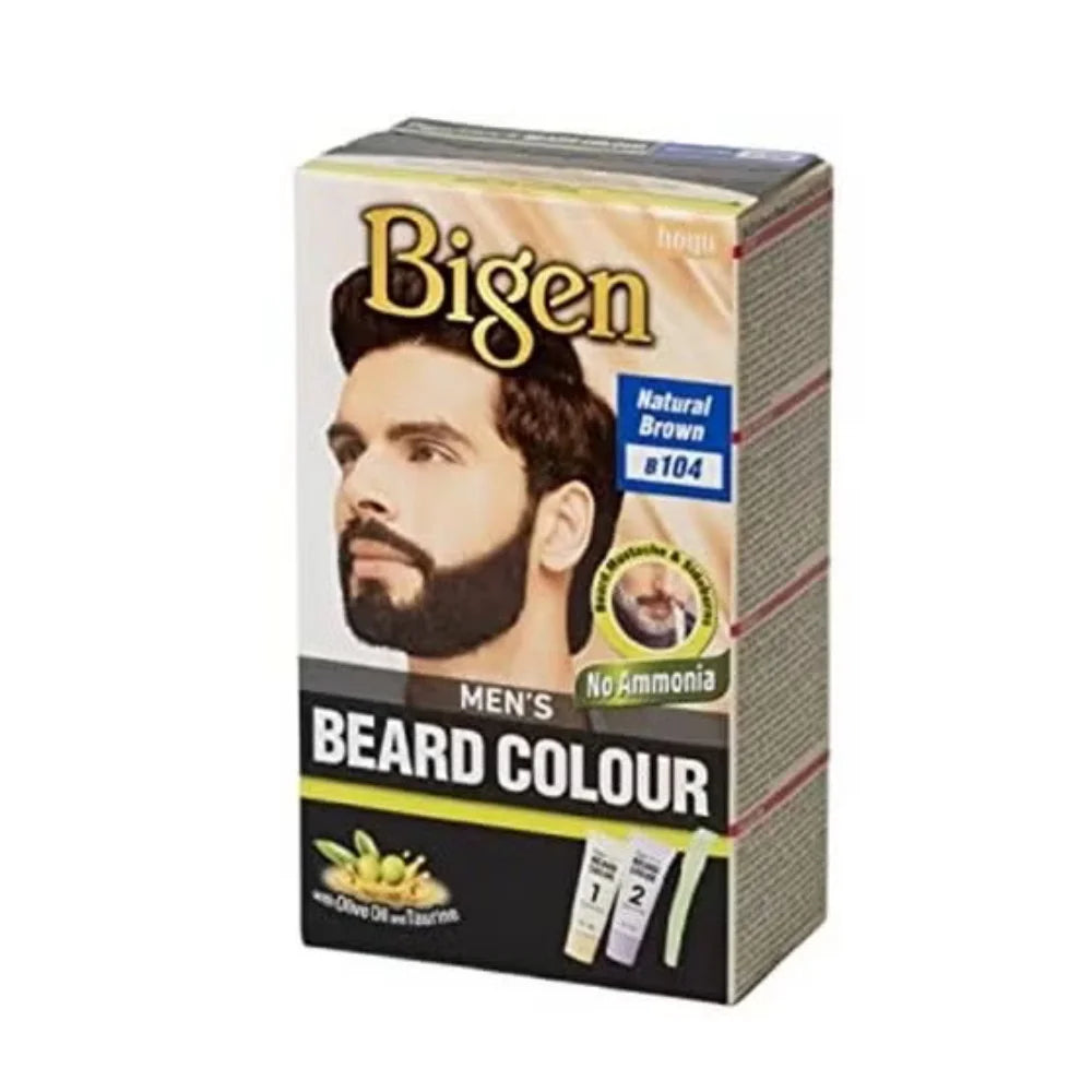Bigen Men's Beard Colour B104 Natural Brown