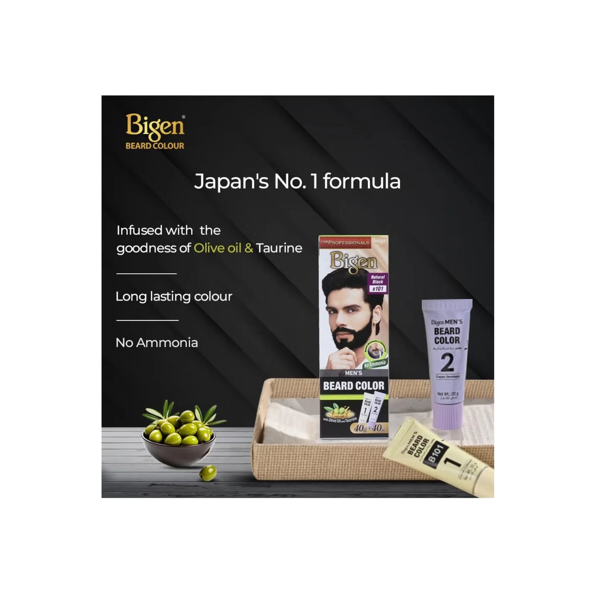 Bigen Men's Beard Colour B102