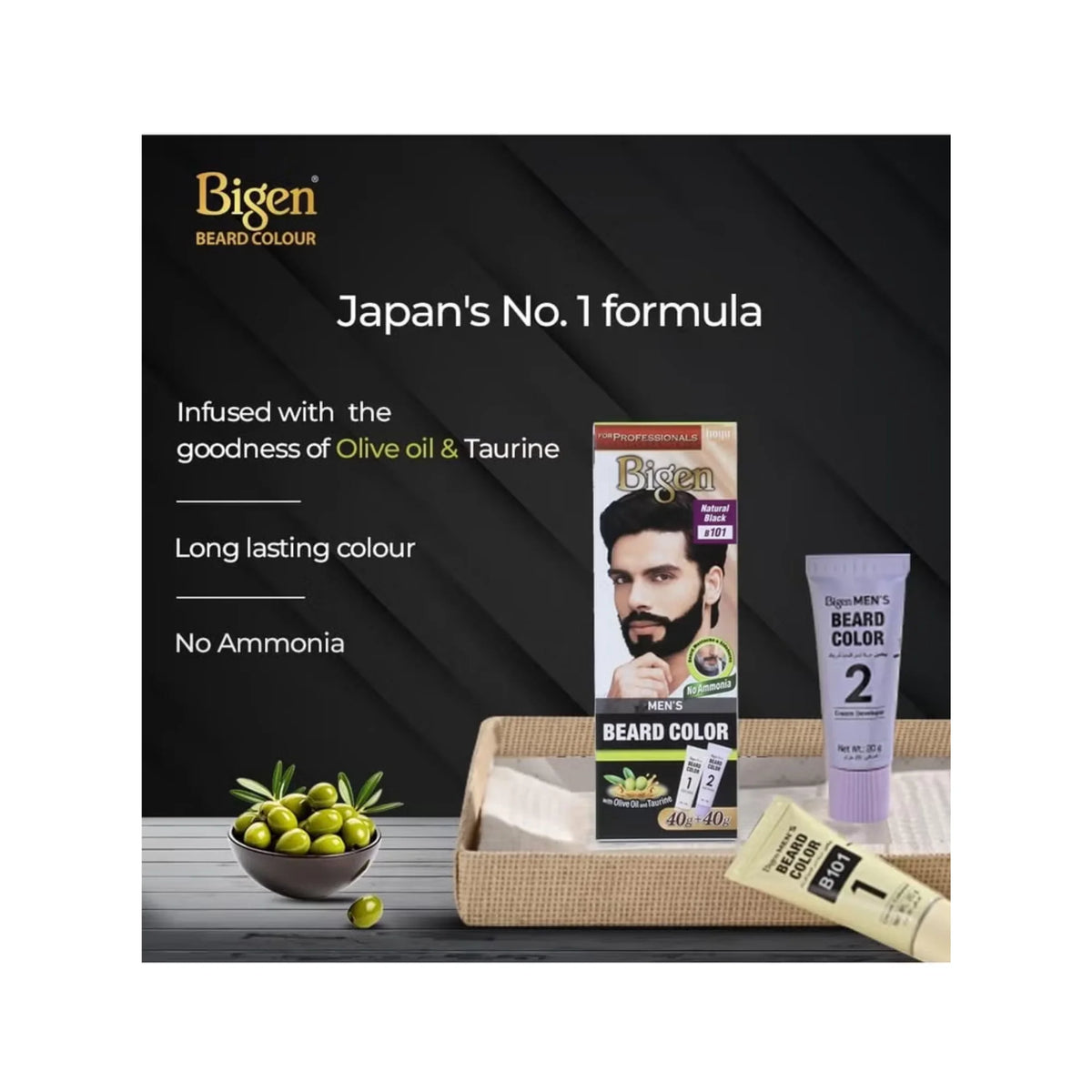Bigen Men's Beard Colour B102