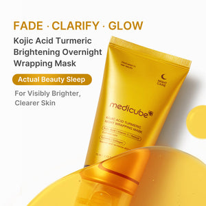 MEDICUBE Kojic Acid Turmeric Overnight Wrapping Mask 75ml