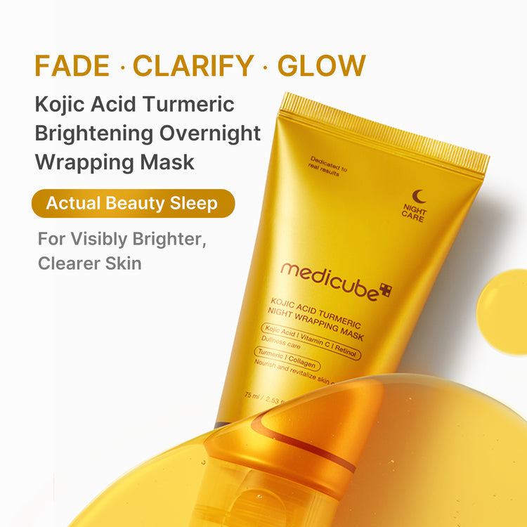 MEDICUBE Kojic Acid Turmeric Overnight Wrapping Mask 75ml
