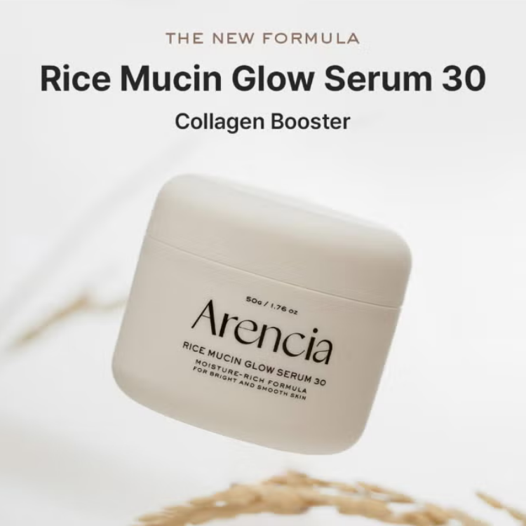 ARENCIA RICE MUCIN 30 GLOW SERUM 50GM