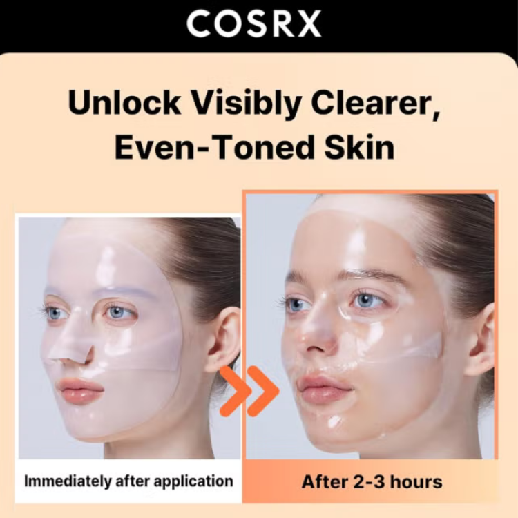 COSRX THE ALPHA ARBUTIN DISCOLORATION HYDROGEL MASK 34GM 3S