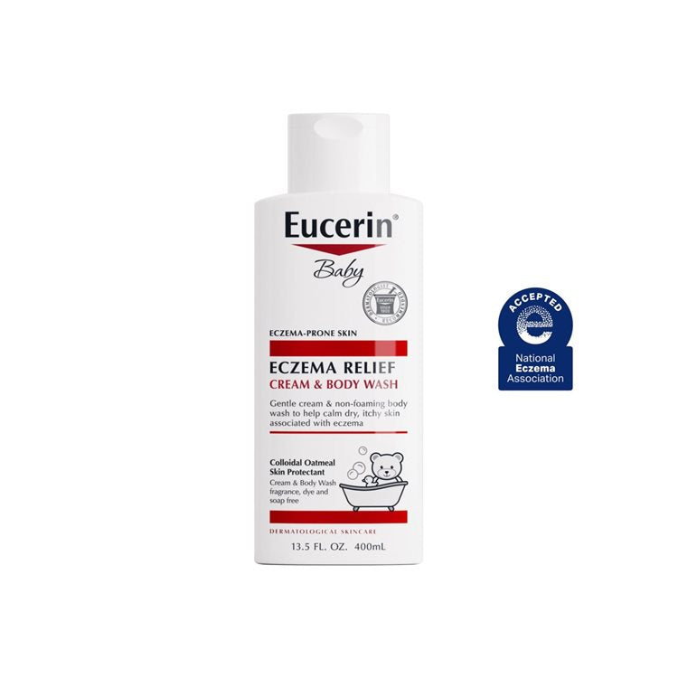 EUCERIN BABY ECZEMA RELIEF CREAM & BODY WASH 400ML