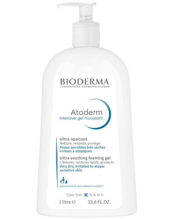 B.D ATODERM INTENSIVE GEL MOUSSANT 1LTR