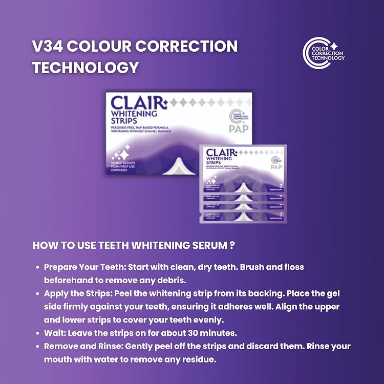 CLAIR Teeth Whitening Strips