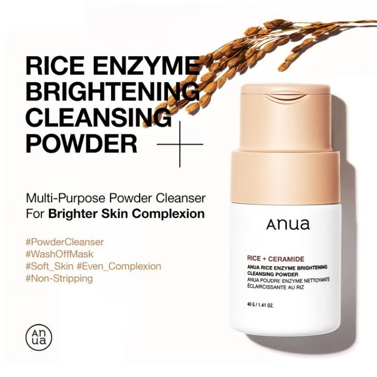 ANUA RICE+CERAMIDE CLEANSING POWDER 40GRM