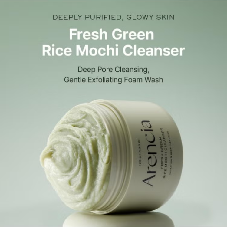 ARENCIA FRESH GREEN RICE MOOCHI CLEANSER 120GM