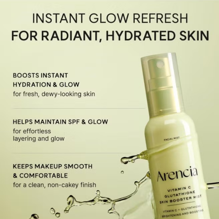 ARENCIA VIT C GLUTATHIONE SKIN BOOSTER MIST 100ML