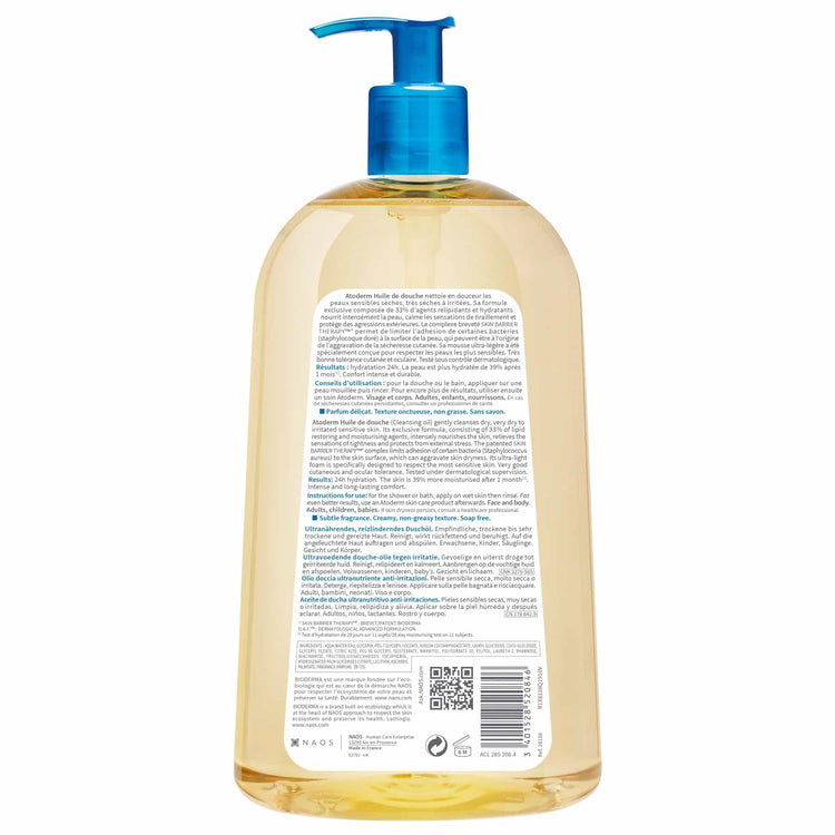 B.D SMOOTHING LIPID REPLENISHING CLEANSING OIL1 LTR