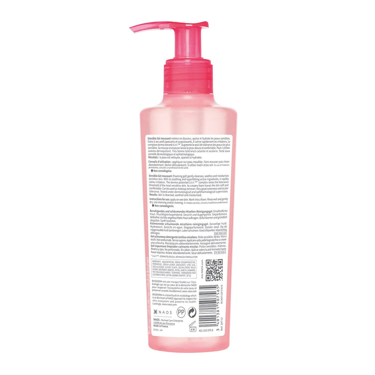 B.D SENSIBIO GEL MOUSSANT 200ML