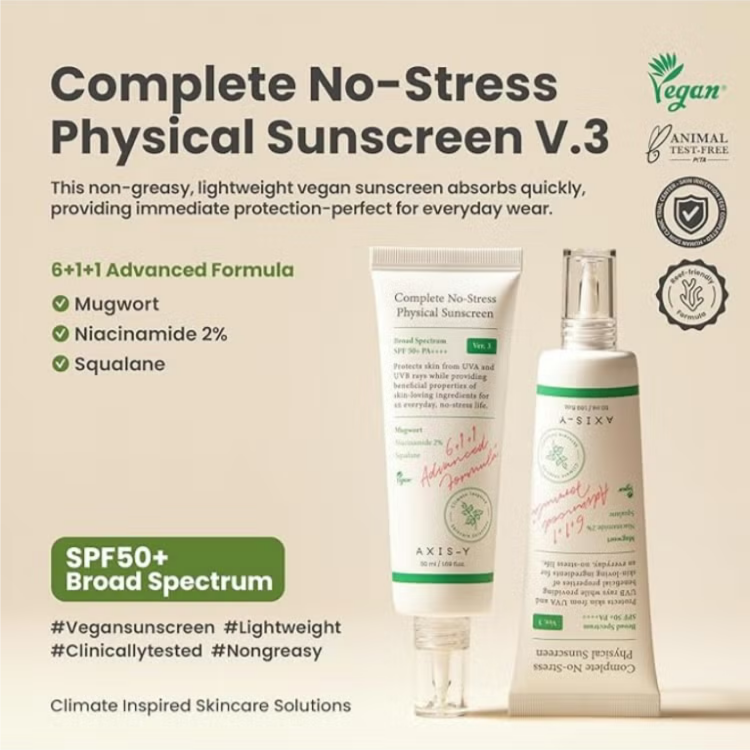 AXIS Y COMPLETE NO STRESS SPF50+ 50ML