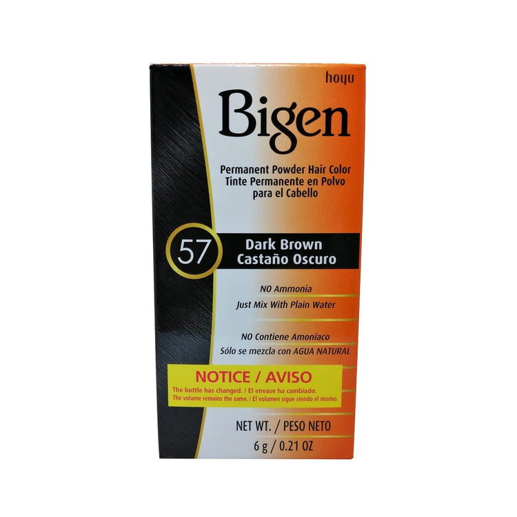 Bigen Permanent Powder Hair Colour Dark Brown 6g