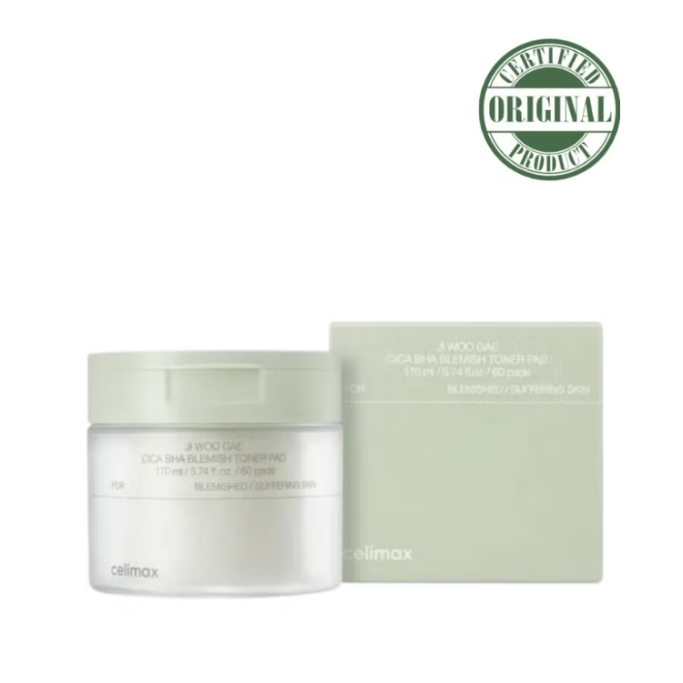 CELIMAX CICA BHA BLEMISH TONER PADS 60S