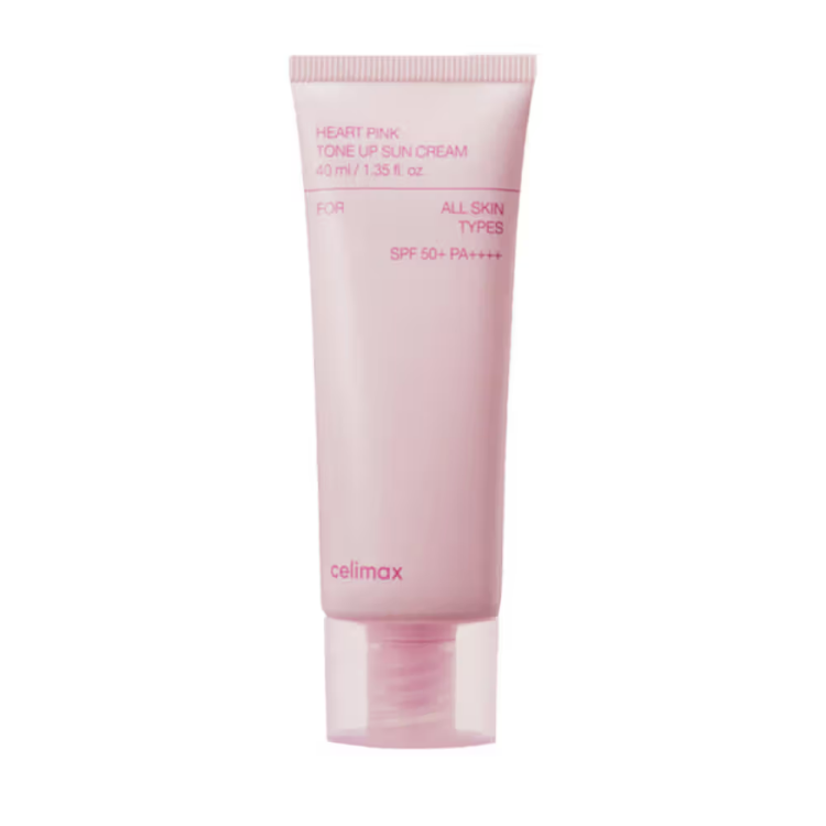 CELIMAX HEART PINK TONE UP SUN CREAM 40ML