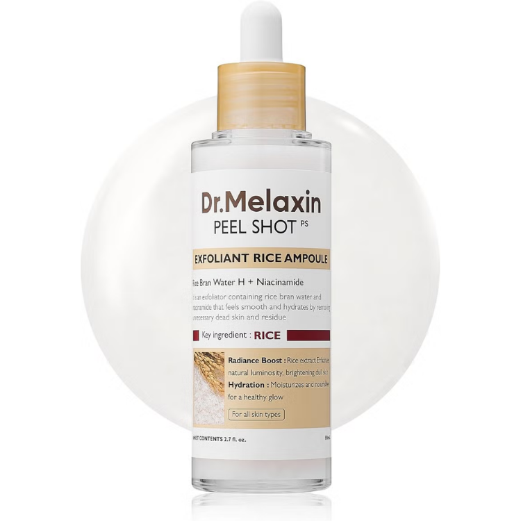 DR MELAXIN EXFOLIATING WHITE RICE AMPOULE 80ML