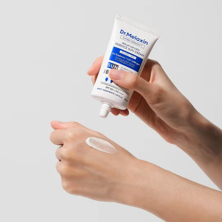 DR MELAXIN SERUM INFUSED ESSENCE SUN CREAM SPF 50+ 50ML