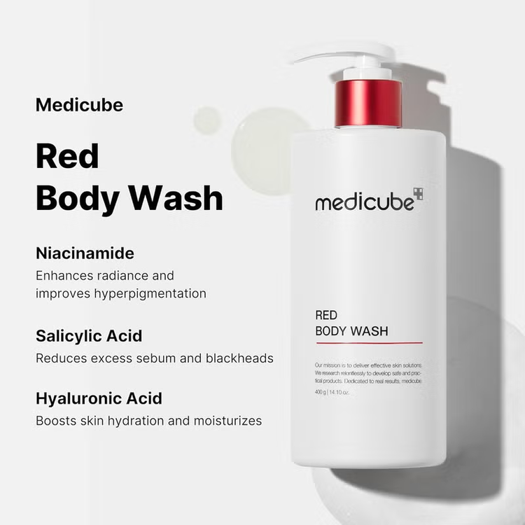 MEDICUBE RED ACNE BODY WASH 400GM