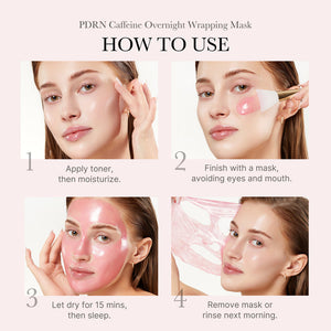 MEDICUBE PDRN Pink Caffeine Overnight Wrapping Mask