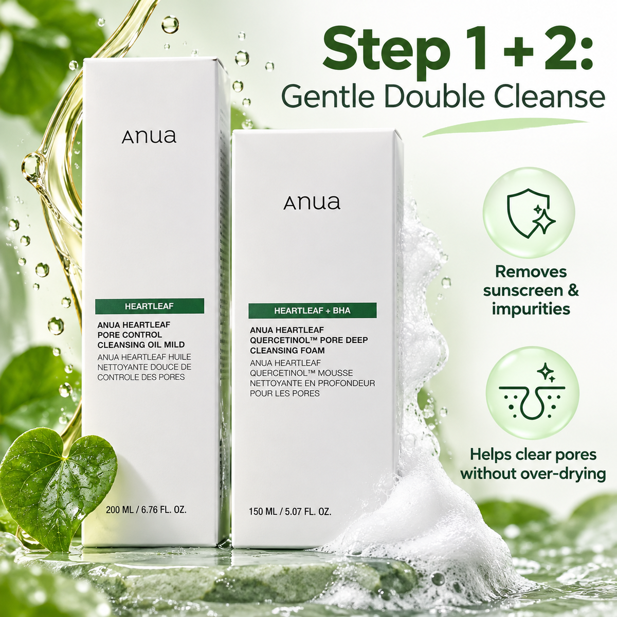 Gentle ANUA double cleanse