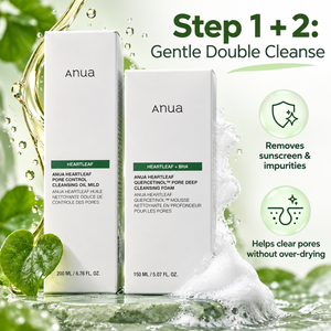 Gentle ANUA double cleanse