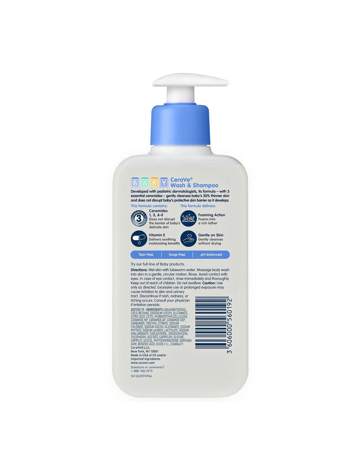 CER BABY WASH & SHAMPOO 237ML