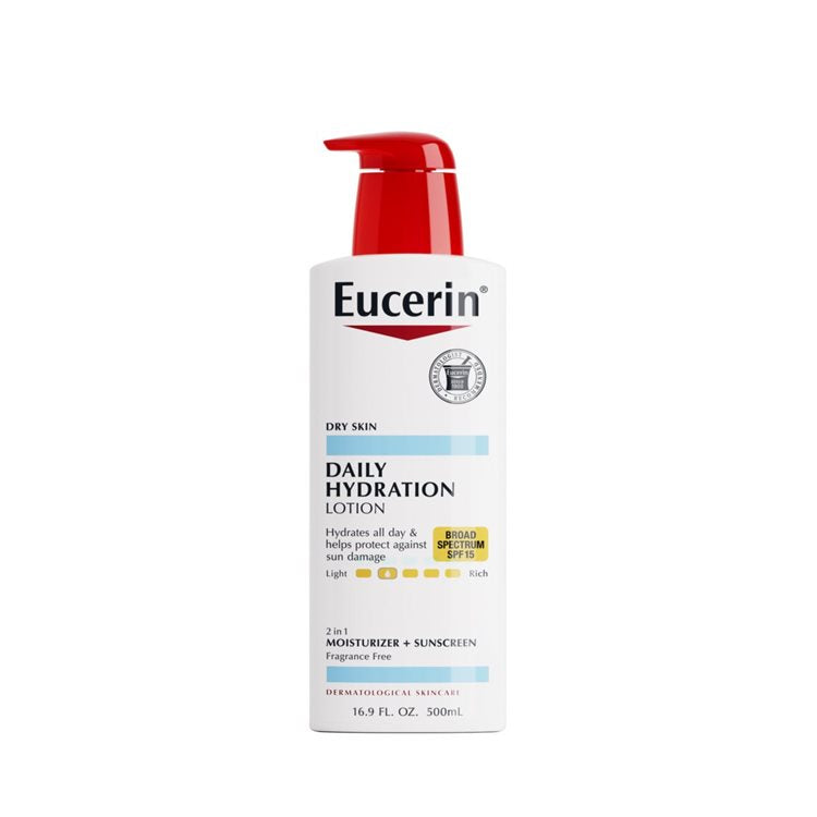 EUCERIN DAILY HYDRATION LOTION 500ML SPF