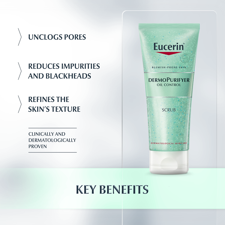 EUCERIN DERMO PURIFYER SCRUB 100ML