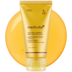 MEDICUBE Kojic Acid Turmeric Overnight Wrapping Mask 75ml