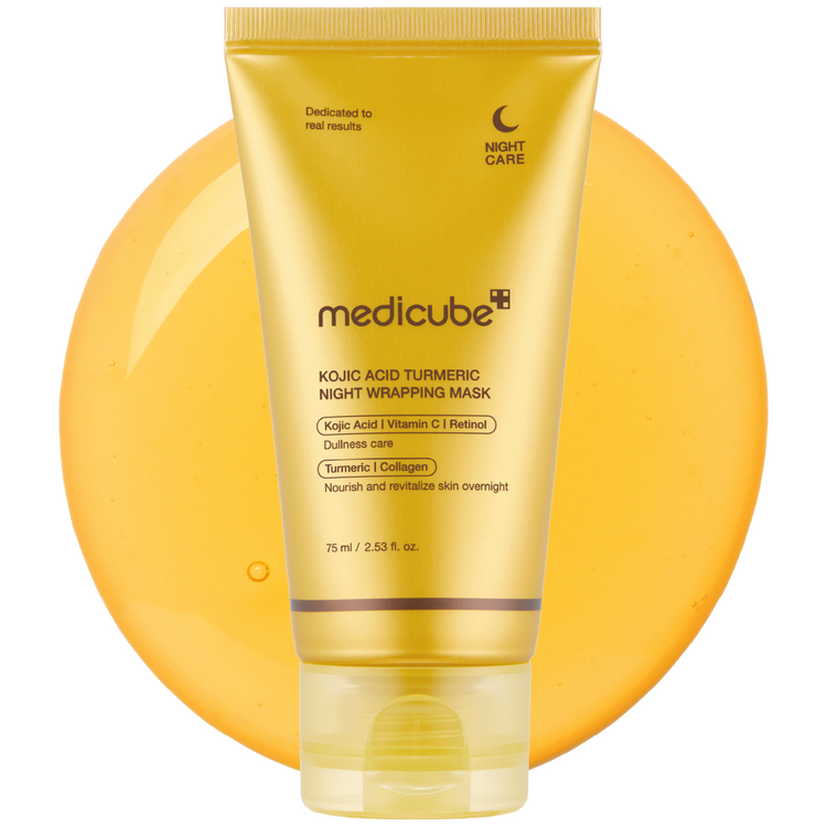 MEDICUBE Kojic Acid Turmeric Overnight Wrapping Mask 75ml