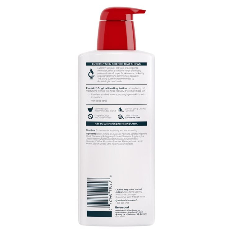 EUCERIN ORIGINAL HEALING LOTION 500ML