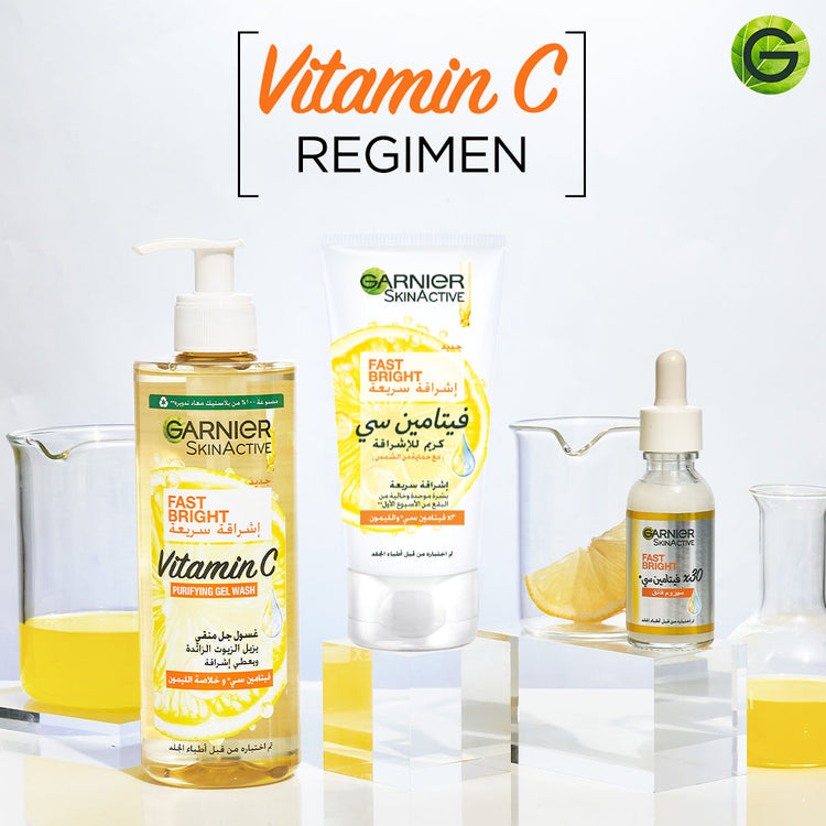 GARNIER VIT C CLARIFYING WASH 200ML