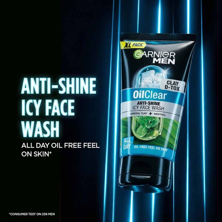 GARNIER MEN OIL CLEAR FACE WASH 100GM