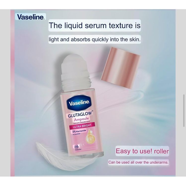 VASELINE GLUTA GLOW ULTRA BRIGHT DEO 48H 45ML