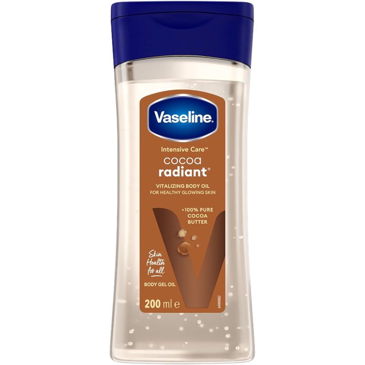 VASELINE COCOA RADIANT BODY OIL 200ML